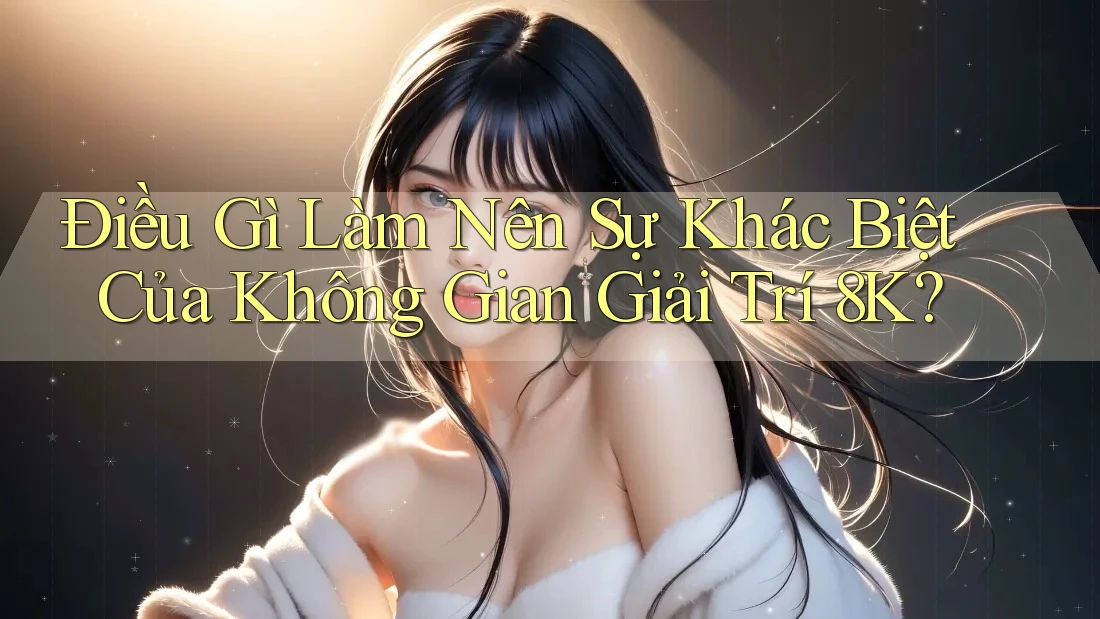 Điều Gì Làm Nên Sự Khác Biệt Của Không Gian Giải Trí 8K?