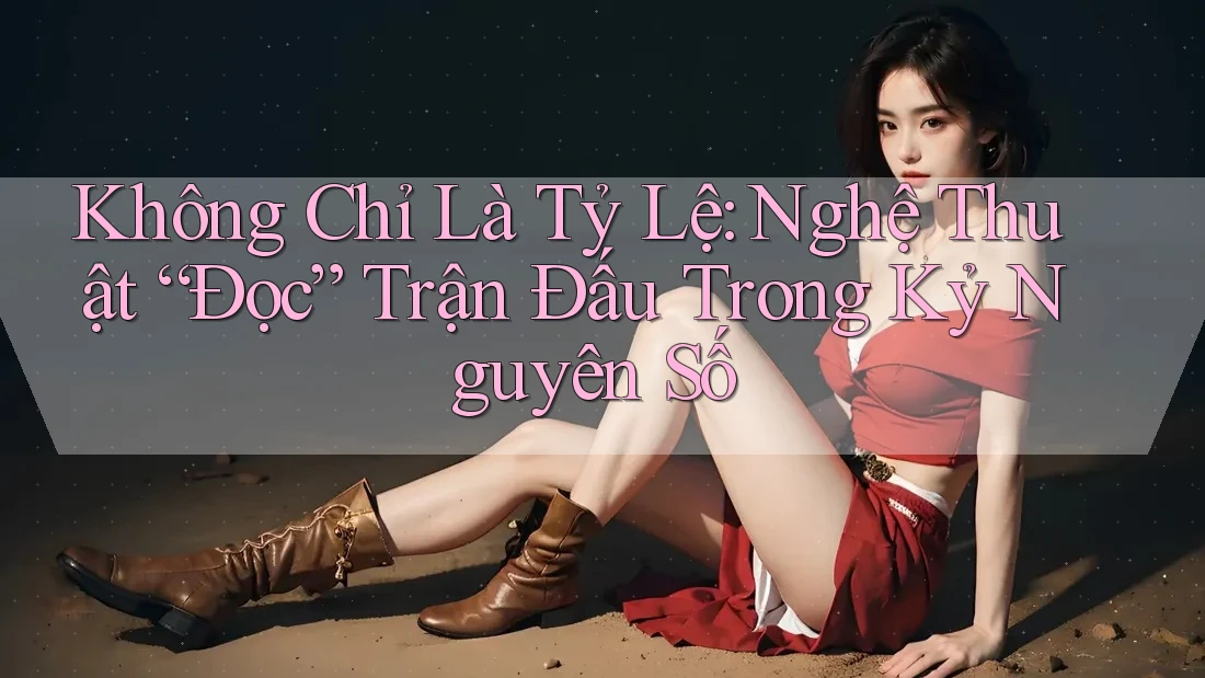 Không Chỉ Là Tỷ Lệ: Nghệ Thuật “Đọc” Trận Đấu Trong Kỷ Nguyên Số