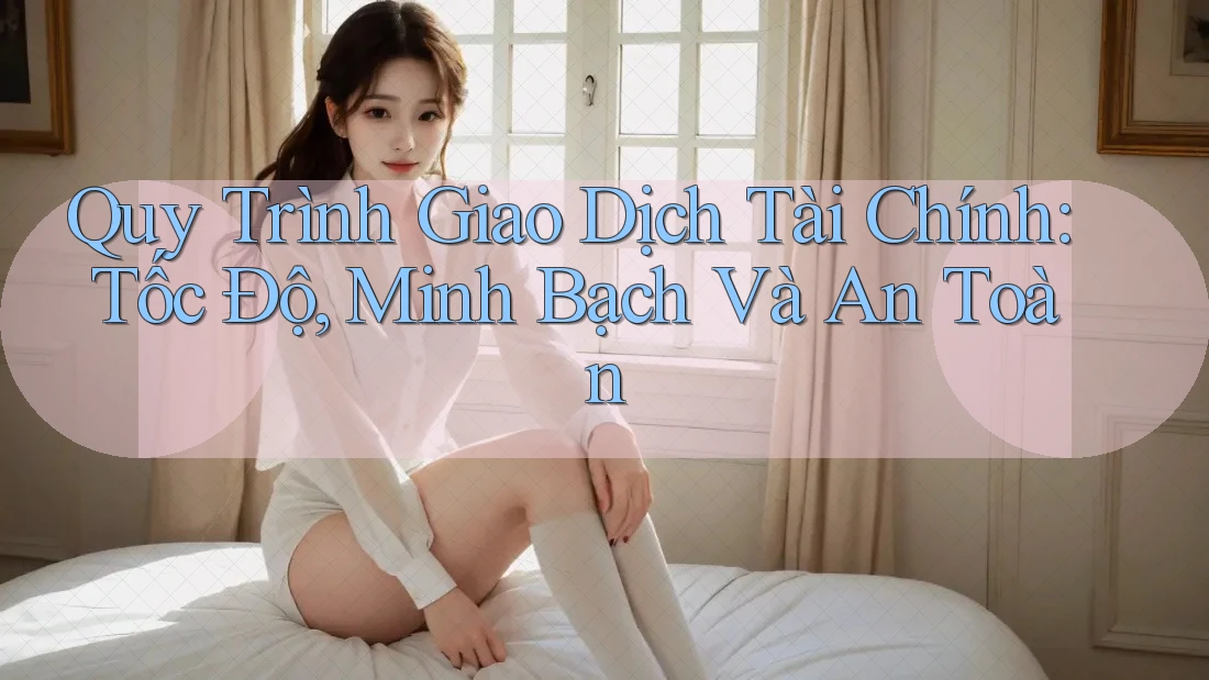 Quy Trình Giao Dịch Tài Chính: Tốc Độ, Minh Bạch Và An Toàn Quy Trình Giao Dịch Tài Chính: Tốc Độ, Minh Bạch Và An Toàn