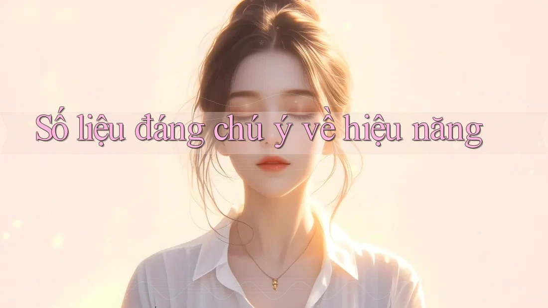 Số liệu đáng chú ý về hiệu năng