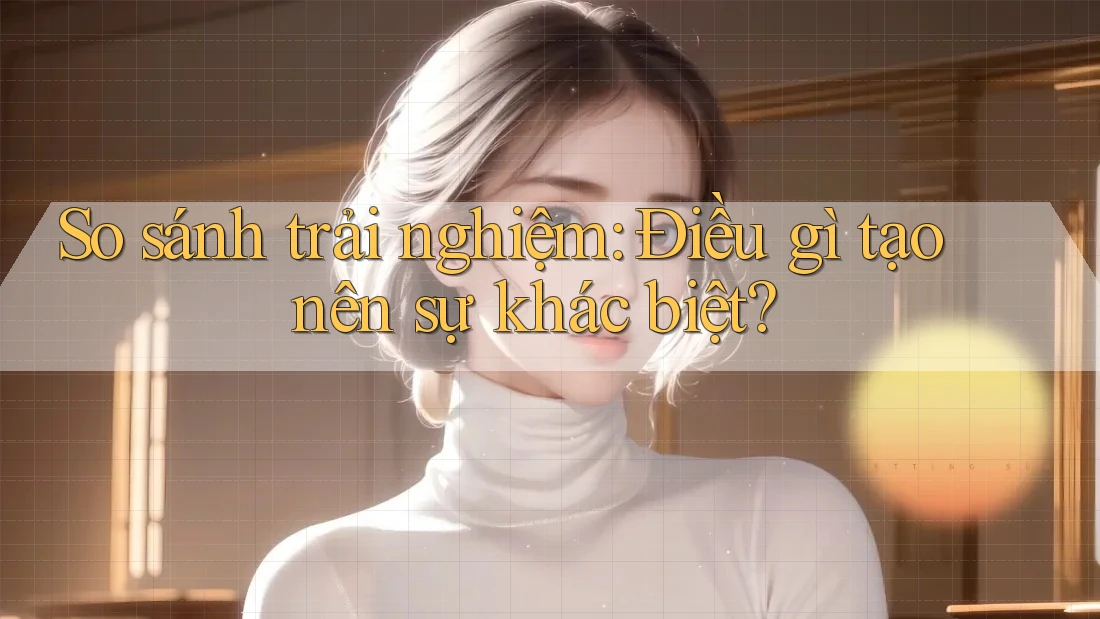 So sánh trải nghiệm: Điều gì tạo nên sự khác biệt?
