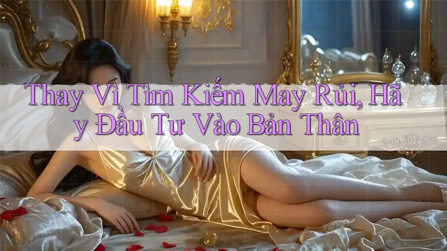 Thay Vì Tìm Kiếm May Rủi, Hãy Đầu Tư Vào Bản Thân Thay Vì Tìm Kiếm May Rủi, Hãy Đầu Tư Vào Bản Thân