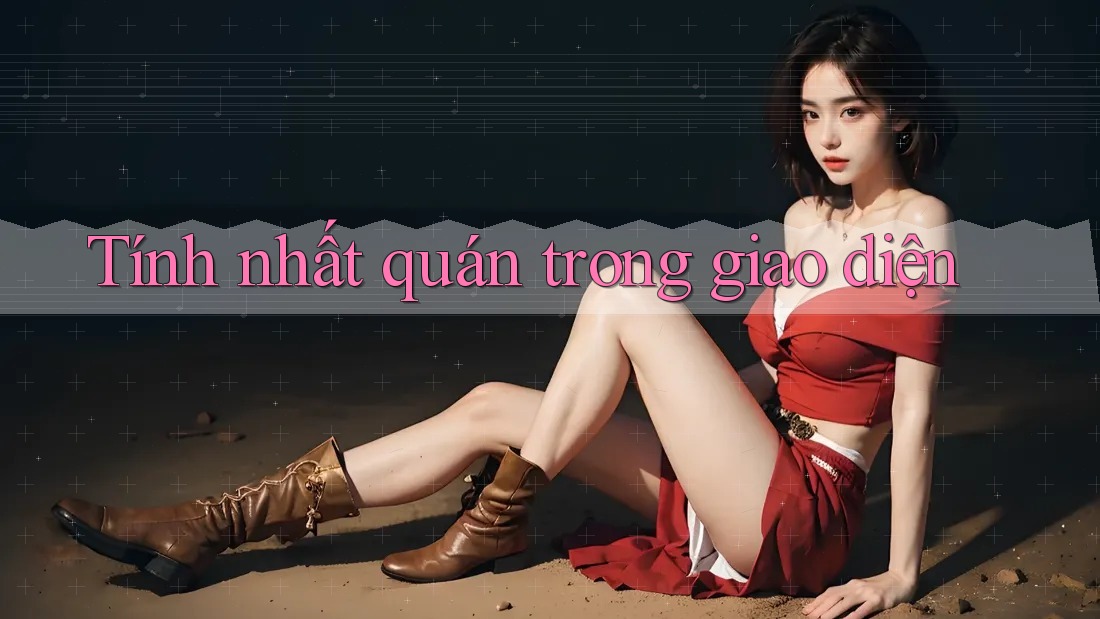 Tính nhất quán trong giao diện Tính nhất quán trong giao diện