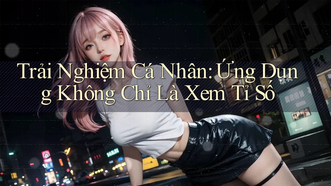 Trải Nghiệm Cá Nhân: Ứng Dụng Không Chỉ Là Xem Tỉ Số Trải Nghiệm Cá Nhân: Ứng Dụng Không Chỉ Là Xem Tỉ Số