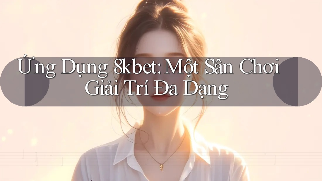Ứng Dụng 8kbet: Một Sân Chơi Giải Trí Đa Dạng